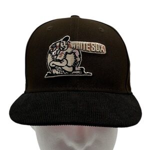 New Era Chicago White Sox 100th Anniversary Pink Brim 59FIFTY Size 7 55.8cm